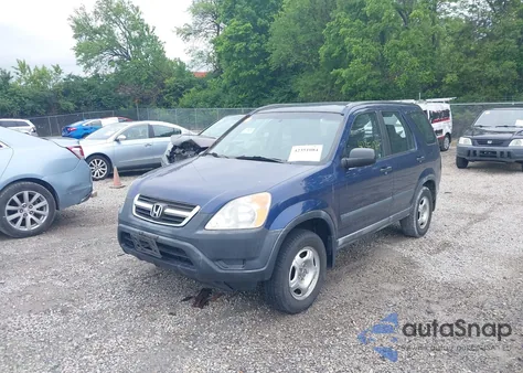 2002 Honda Cr-V Lx z USA, uszkodzony, nr VIN JHLRD78482C018908